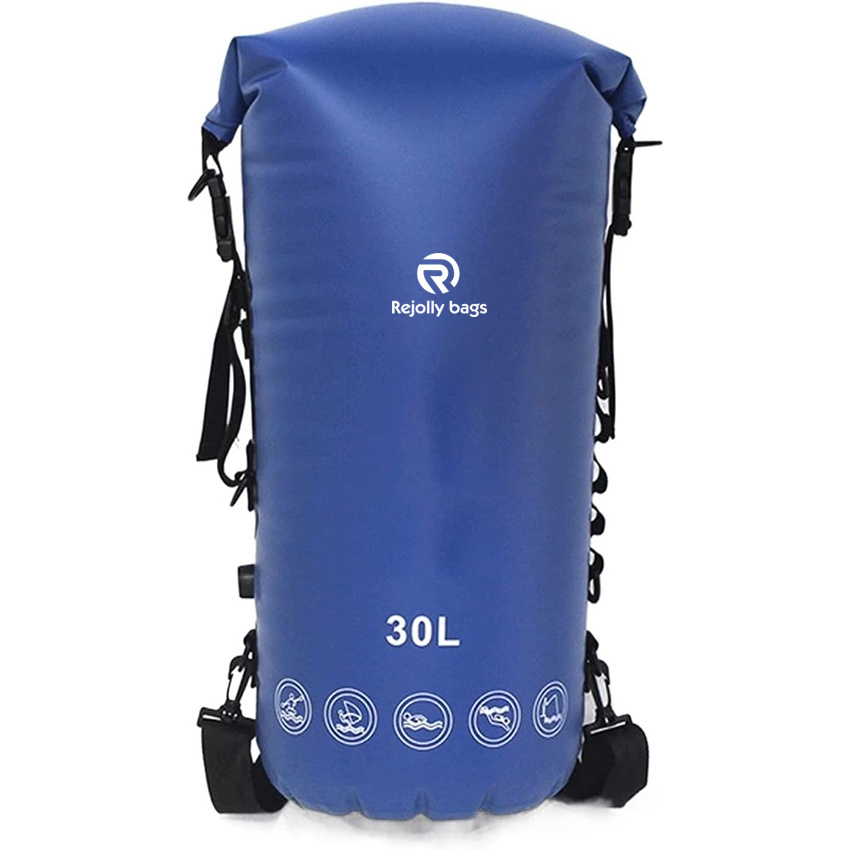 Swimming Bag 30L Inflatable Waterproof Bags River Trekking Storage Dry Sack Bag for Canoe Kayak Rafting Surfing Spelunking Backpack
