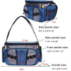 Small Fishing Tackle Storage Bag Fishing Gear Bags Portable Fishing Organizer Shoulder Satchel Fishing Fish Bag