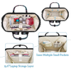 Nurse Bag Heavy Duty Storage Backpack Medical Work with Steel Frame Top Layer Zip-Top Closure Inner Padded Totem