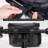 Bike Handlebar Bag Large Bicycle Front Storage 6.5 Inch Transparent Pouch with Shoulder Strap