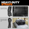 Rooftop Cargo Carrier Bag 15 Cubic Feet - Waterproof Car Top Carrier Roof Luggage Rack Storage Bag for All Vehicles with/Without Roof Rack Bag
