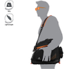 2 in 1 Commuter Bicycle Trunk Bag with Expandable Panniers Clip on Quick Release Design and Detachable Shoulder Strap