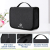Travel Toiletry Bag Waterproof Large Capacity Hanging Makeup Cosmetic Bag Portable Travel Organizer Toiletry Bag for Bathroom Shower Toiletry Bag