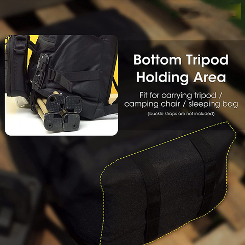 Military Style Tactical Backpack Travel Commuter Daypack Rucksack Molle Bag Fit 16 Inch Laptops with Nitecore Morale Patch Bag