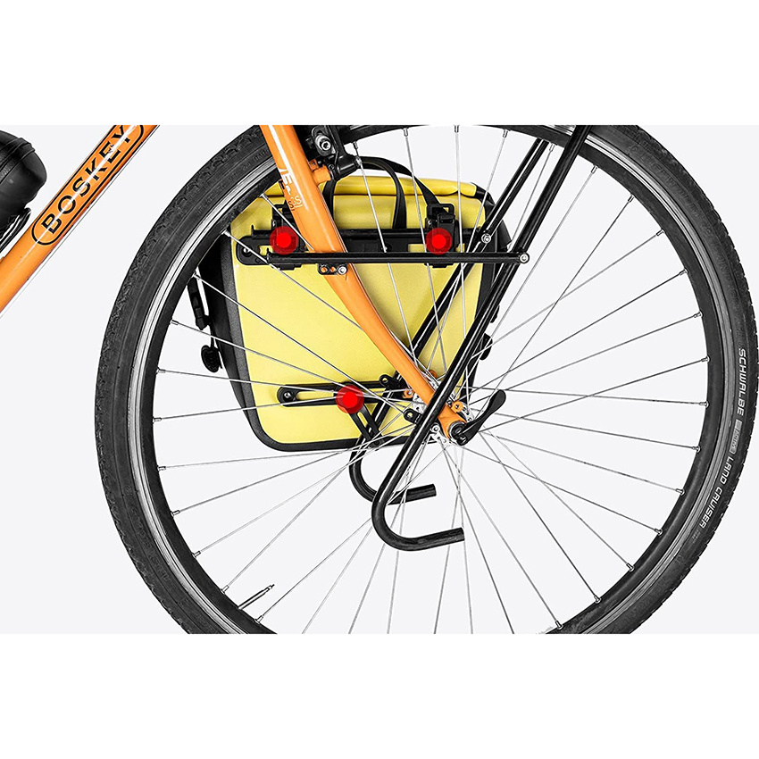 Front Roller Panniers Bag Durable Shelf Package with Carrying Handle & Free Shoulder Strap for Touring Picnic Commuting Bicycle Bag