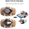 Large Capacity Fashion Design Duffle with Shoes Compartment for Travel Bag