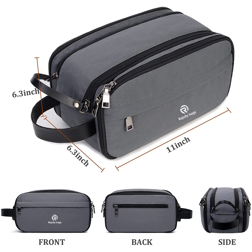 Mens Toiletry Bag Travel Toiletry Organizer Dopp Kit Water-Resistant Shaving Bag for Bathroom Toiletry Bag