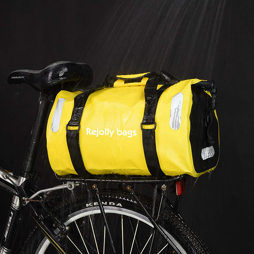 Waterproof Rack Bag for Bicycle with Weld Seam Shoulder Backpack Professional Cycling Accessories