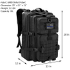 Military Style Tactical Molle Assault Pack, Tactical Backpack Camping Rucksack, 3-Day Pack Bag