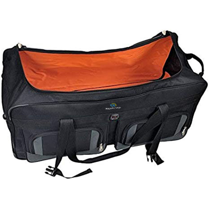 33 Inch Large Camping Duffle for Durable and Lightweight Travel Rolling Bag