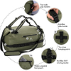 Dry Duffel Backpack Large Waterproof Dry Sack Heavy Duty Duffle Bag with Backpack Straps for Kayaking, Rafting, Boating, Travel Bag