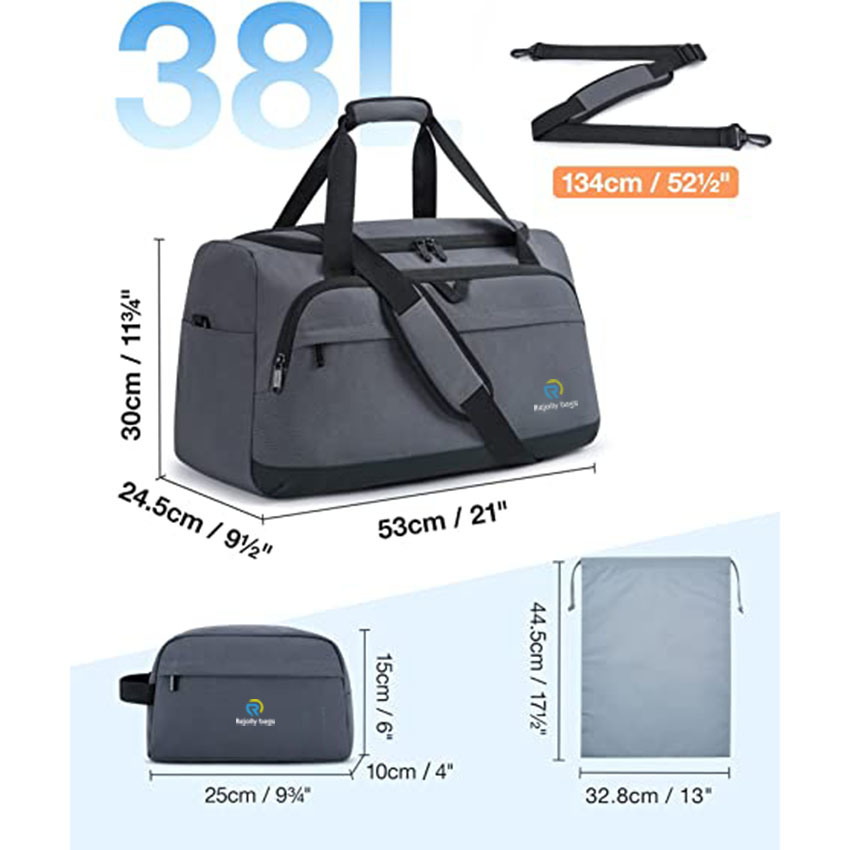 38L Carry on Overnight Weekender Duffle for Business Travel Bag
