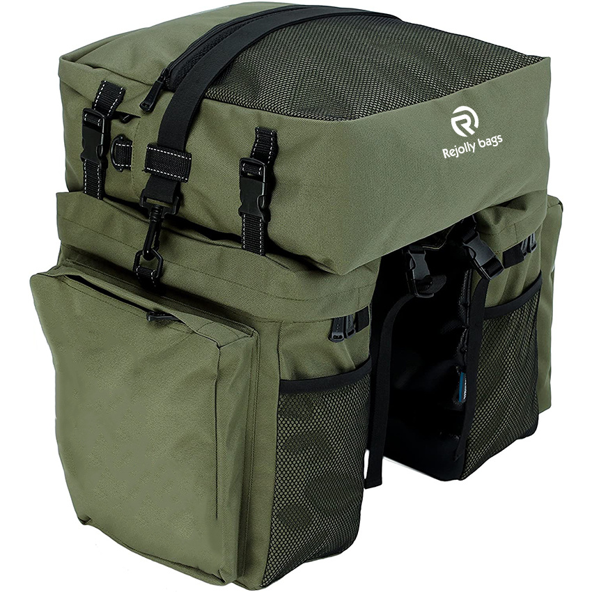 3 in 1 Multifuction Bicycle Expedition Touring Bike Rear Rack Bag