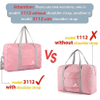 Narwey for Spirit Airlines Foldable Travel Duffel Bag Tote Carry on Luggage Sport Duffle Weekender Overnight for Women and Girls