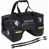 Dry Motorcycle Tail Bag 70L with Rope Straps and Inner Pocket Waterproof PVC 500d for Travel