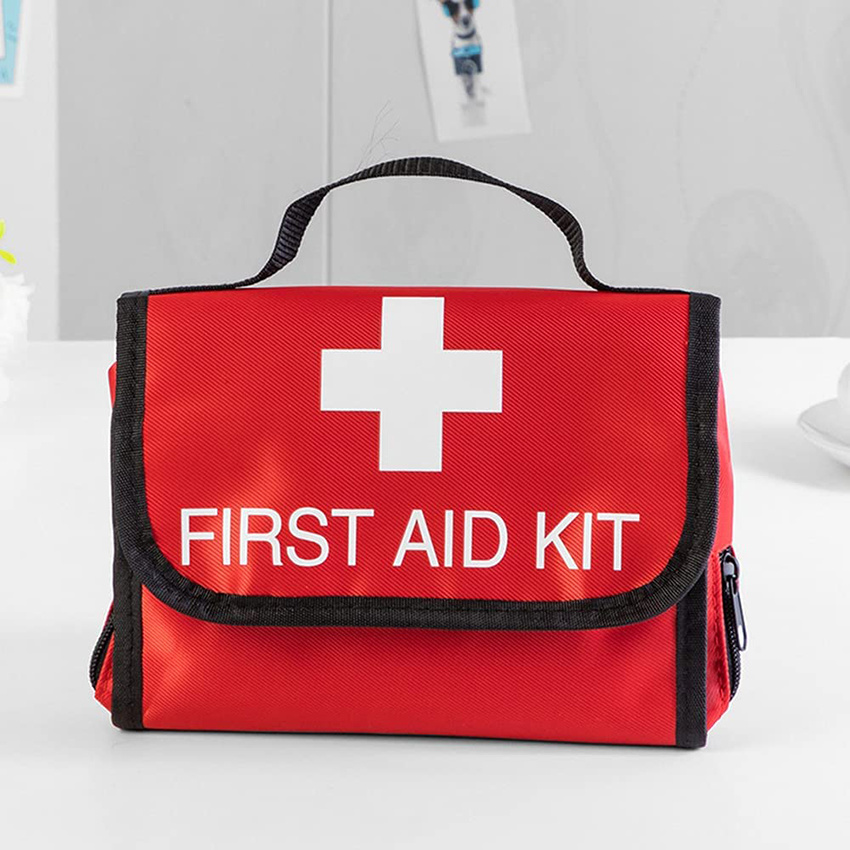 Folding First Aid Storage Bags Empty Emergency Treatment Supplies Organizer Pouch Rescue Medical Survival Handbags