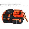 with Waist Pack Large Waterproof Tackle Bag with Protective Rain Cover Without Tackle Box Fishing Rod Bag