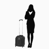 Lightweight Rolling Underseat Compact Carry-on Upright 2 Wheel Luggage for Travel Rolling Bag