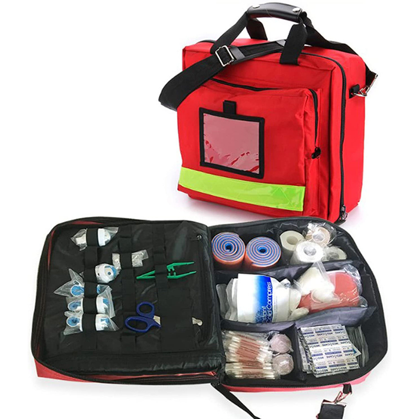 Outdoor Emergency Kit Large Capacity Backpack Storage Bag First-Aid Packet