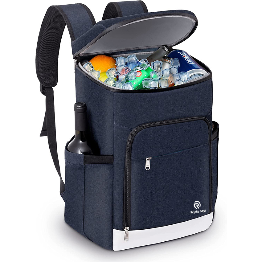 Cooler Backpack 30 Cans Insulated Waterproof for Hiking Camping Picnic Ice Packs Leakproof Bag