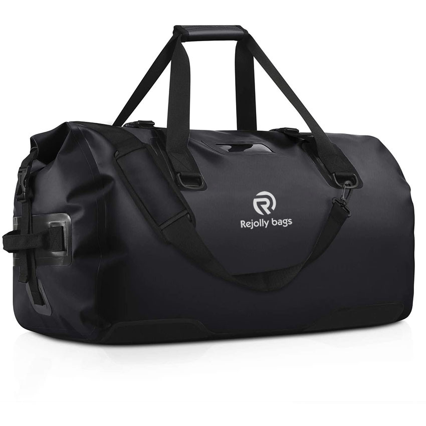 60L Extra Large Waterproof Duffle Travel Dry Duffel Bag Heavy Duty Bag with Durable Straps & Handles for Kayaking Paddleboarding Boating Rafting Fishing Bag