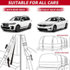 Auto Car Rooftop Cargo Carrier Bag,15 Cubic Car Storage Roof Luggage Travel Case Bag Waterproof Plus Heavy Duty 840d,Reflective Strips,Anti-Slip Mat,Storage Bag