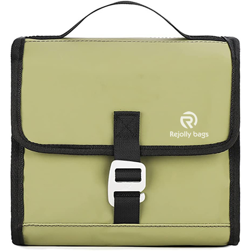 Portable Bike Handlebar Bag Waterproof Cycling Bag 600d Polyester Folding Bicycle Accessories Shoulder Bike Bag