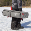 Ice Fishing Rod Locker, Holds Four Rods up to 32", Zippered Middle Gear Locker for Secure Extra Storage Fishing Rod Bag