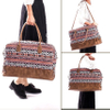 High Quality Canvas Weekender Bag Overnight Travel Carry on Duffel Tote with Shoe Pouch