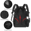 Outdoor Large Water-Resistant Fishing Backpack with Rod Holder for Trout Fishing Outdoor Sports Camping Hiking Fishing Tackle Bag