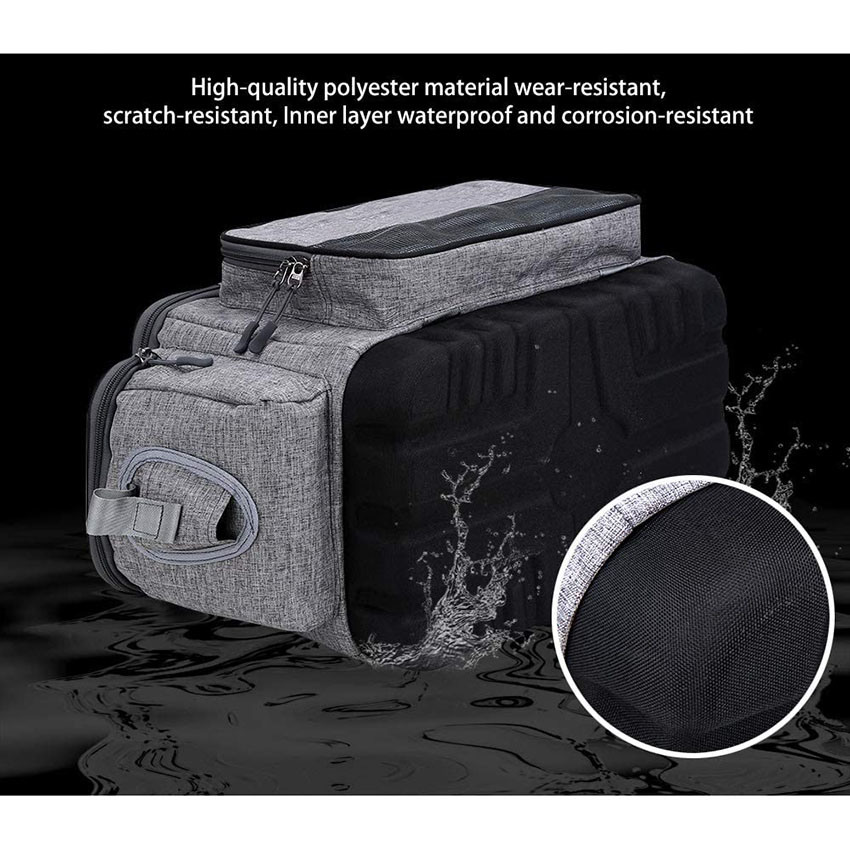 Outdoor Large Fishing Tackle Storage Bag - 100% Water-Resistant Polyester Material Fishing Tackle Bag