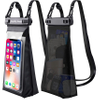 Large Capacity Waterproof Phone Pouch Floating Waterproof Bag Case Sunscreen Glasses Storage Dry Bag for Boating Swimming Kayaking