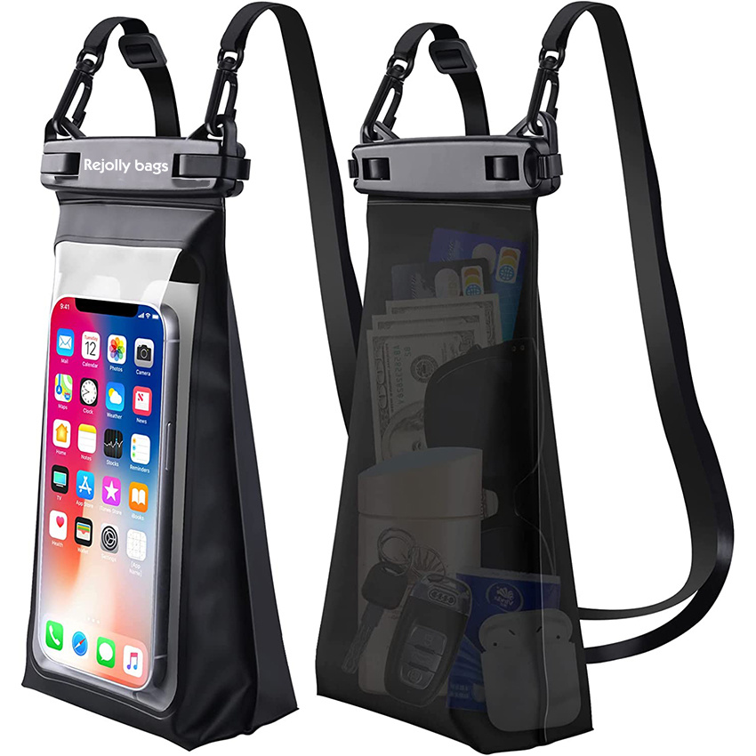 Large Capacity Waterproof Phone Pouch Floating Waterproof Bag Case Sunscreen Glasses Storage Dry Bag for Boating Swimming Kayaking