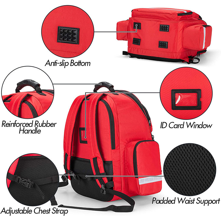 First Responder Bag Medical Emergency Kits Storage Backpack