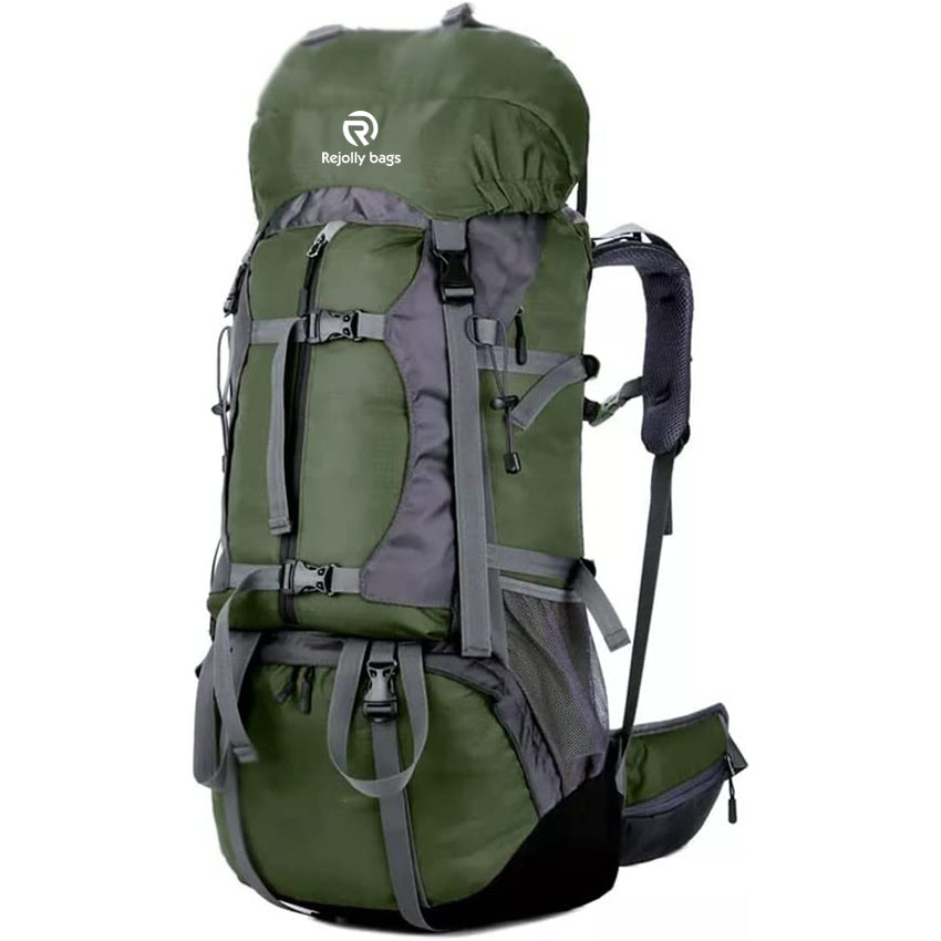 Hiking Backpack 75L Internal Frame Pack with Rain Cover for Outdoor Backpacking Fishing Camping and Travel Bag