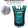 Insulated Hydration Backpack Pack with 2L BPA Free Bladder for Outdoor Running Hiking Cycling Camping Hydration Bag