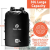 Portable Roll Top Cooler Backpack for Camping, Boating, Fishing, Hiking, Picnic and Beach Bag
