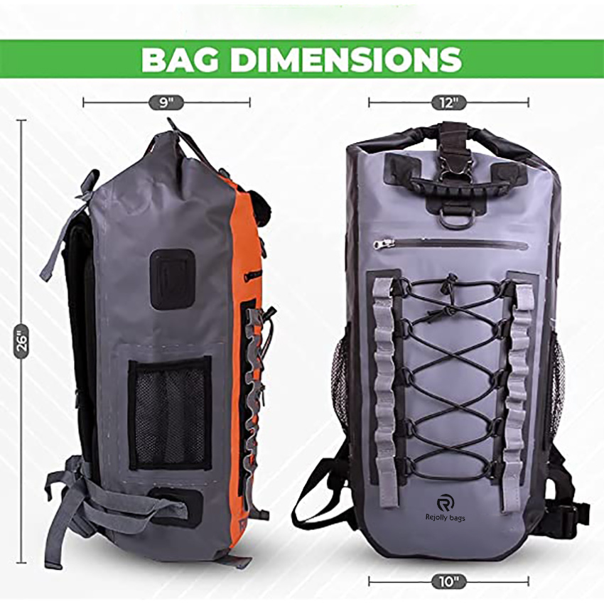 40L Waterproof Floating Dry Backpack for Canoeing, Kayaking, Surfing, Rafting Bag