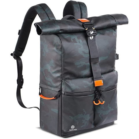 Camera Backpack Waterproof Photography Camera Bag 15.6" Laptop Compartment for SLR/DSLR Camera, Lens and Accessories with Rain Cover