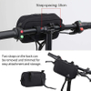 Bike Handlebar Bag Waterproof Bicycle Storage Frame Pouch Multifunctional Shoulder Sling Bicycle Bag