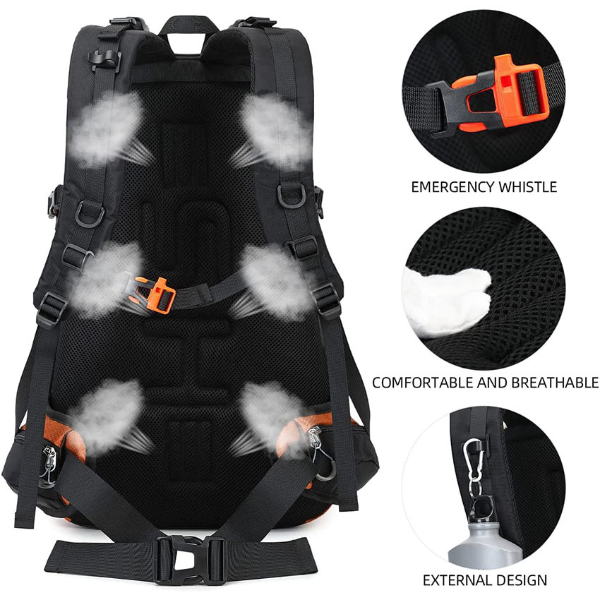 40L Waterproof Hiking Backpack Outdoor Sport Trekking Camping Bag