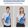 Large Capacity Lightweight Waterproof Chest Sling Bag Pouch Fashion Diving Swimming Pool Beach Underwater Pouch Case