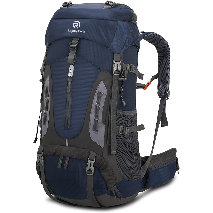 60L Hiking Backpack Men Women Camping Daypack Waterproof Mountaineering Climbing Bag with Rain Cover