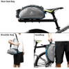 Multifunctional Bicycle Rear Seat Bag Cycling Bike Rack Seat Bag Rear Trunk Pannier Backseat Bag Handbag Shoulder Bicycle Bag