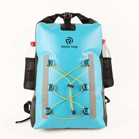 30L Waterproof Roll Top Backpack Motorcycle Dry Bag for Camping Swimming Travelling