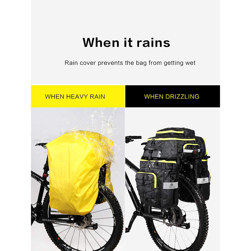 Waterproof Bike Rear Pannier Multifunctional Dry Bicycle Trunk Bag RJ228346