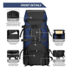 Outdoor Camping Bag Internal Frame Backpack Large Capacity Travel Bag Plus Rain Cover