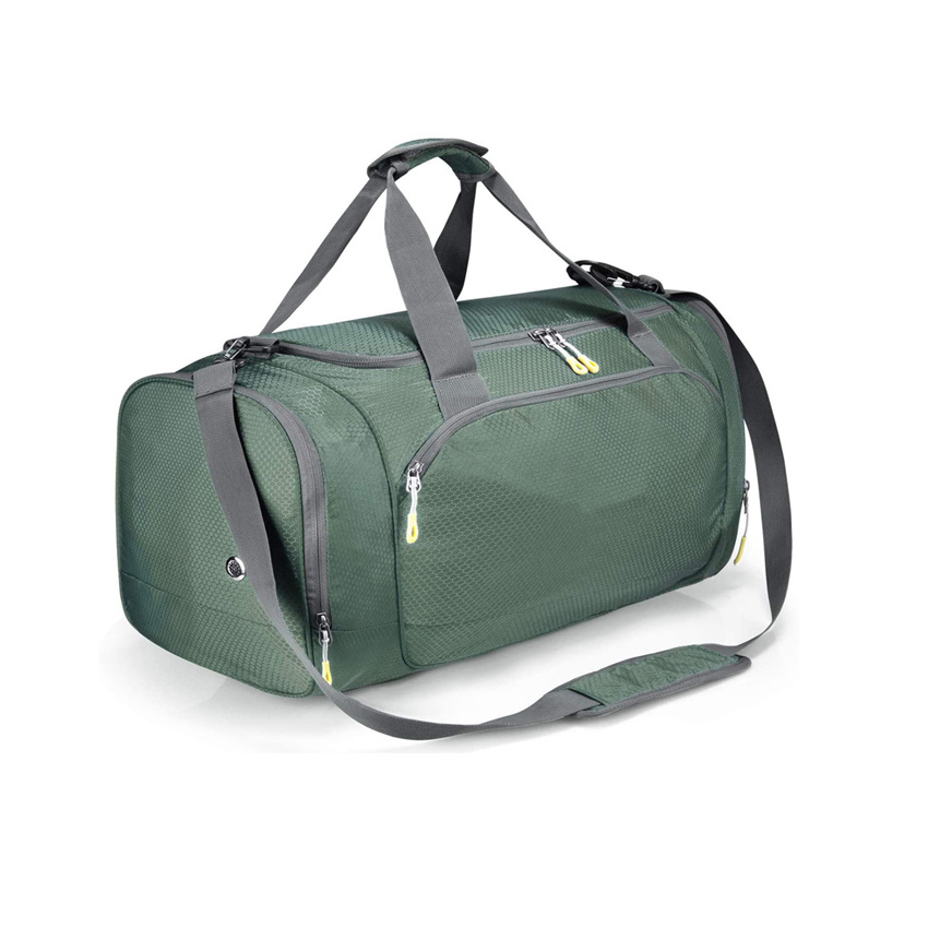 Sports Duffel Bag Gym Bag with Shoe Compartment Travel Bag for Men Women