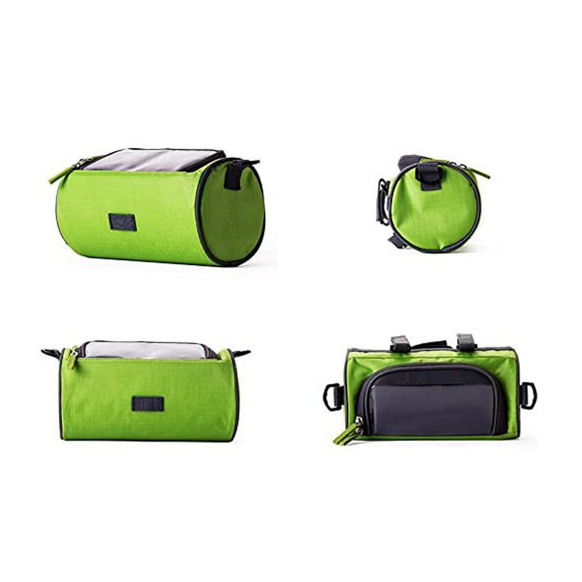 Travel Sports Waterproof Bicycle Handlebar Bag with Transparent Pouch Road Bicycles Accessories Top Tube Saddle Seat Bag