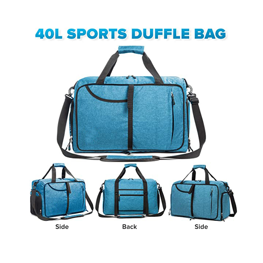 Travel Gym Bags Packable Sports Duffle Bag Storage Handle Bag